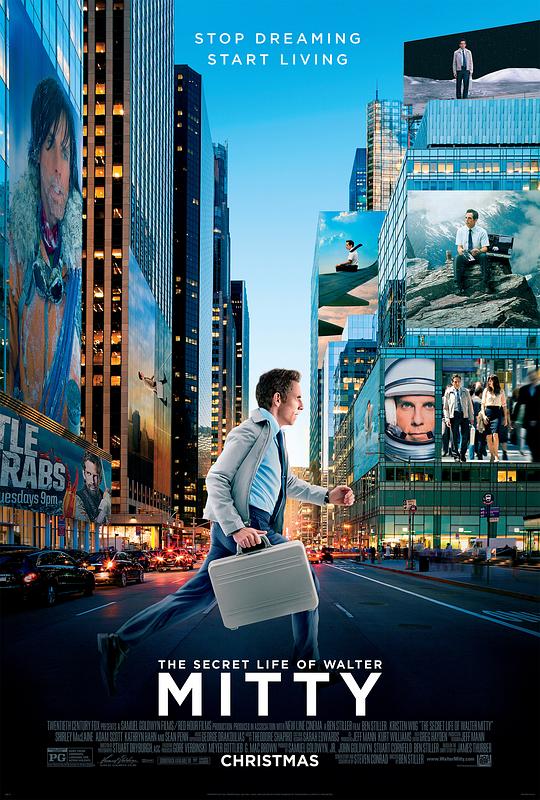 白日梦想家 The Secret Life of Walter Mitty (2013) / 发梦王大历险(港) / 白日梦冒险王(台) / 奇幻冒险家 / 梦里乾坤 / 沃尔特·米蒂的秘密生活 / 白日密语